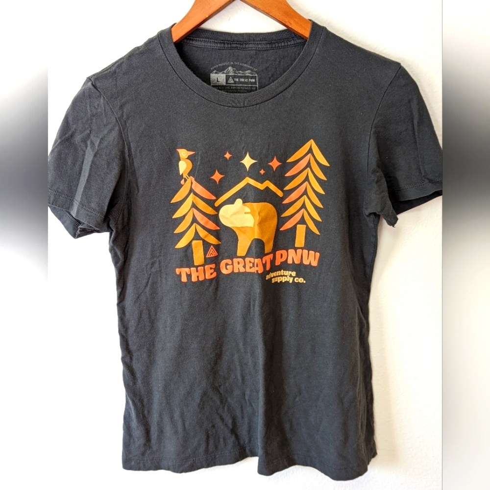 Great PNW grey tee with scenic print